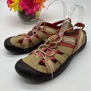 Jambu J-41 Florida Tan Pink Hiking Sandals Size 8.5 SPT7279